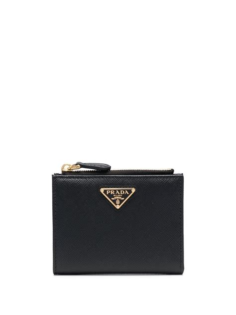 prada triangle logo rectangle wallet|prada wallet men.